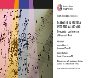 DIALOGHI IN MUSICA INTORNO AL MONDO Concerto - conferenza di Giovanni Bietti