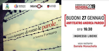 MAB teatro a Budoni per la Giornata della Memoria 2019