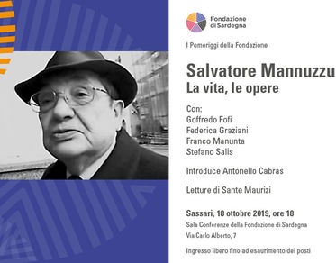 Salvatore Mannuzzu. La vita, le opere