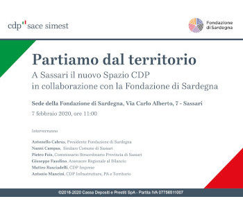 “Partiamo dal territorio”