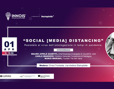 “Social [Media] Distancing”, disponibile sui canali di Innois il video con Mauro Aprile Zanetti 