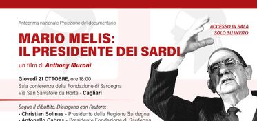 Cultura, “Mario Melis, il presidente dei sardi” in anteprima a Cagliari il docufilm sullo statista sardo 