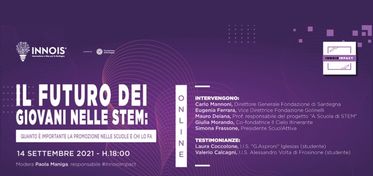 Il futuro dei giovani nelle STEM, disponibile sui canali Innois il video su Stem e Bando Scuola