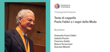 I Pomeriggi della Fondazione, il 18 febbraio un convegno per ricordare Paolo Fabbri