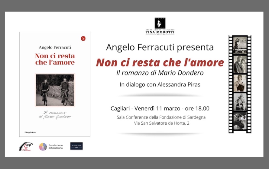 Cagliari film festival, l’11 marzo la presentazione del libro “Non ci resta che l’amore. Il romanzo di Mario Dondero” 