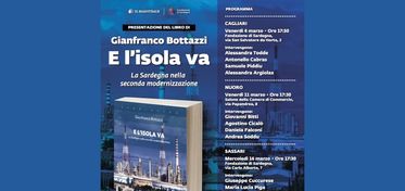 “E l’isola va”, il nuovo libro di Bottazzi presentato a Cagliari, Nuoro e Sassari 