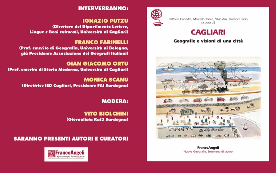 Cultura, il 16 febbraio la presentazione del libro “Cagliari. Geografie e visioni di una città” 