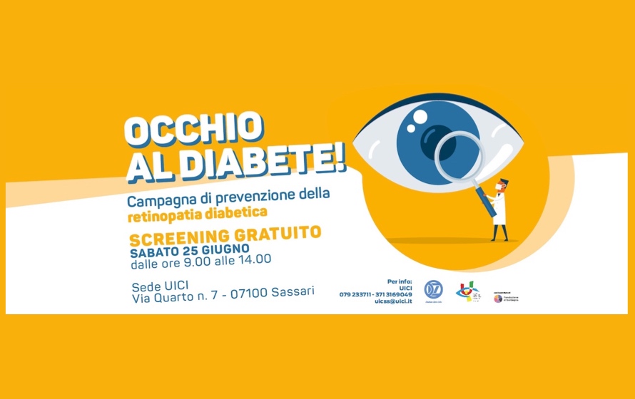 “Occhio al diabete!”, a Sassari la campagna regionale di prevenzione della retinopatia