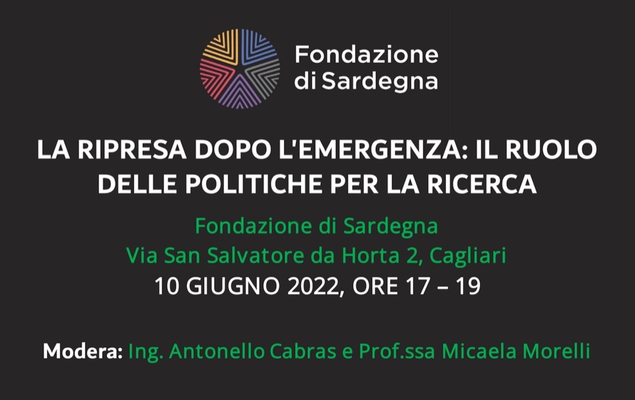 “La ripresa dopo l’emergenza”, il 10 giugno a Cagliari il convegno con Elena Cattaneo