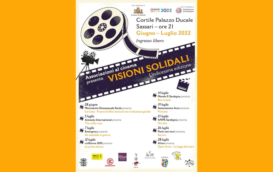 “Visioni solidali”, a Sassari la rassegna cinematografica dedicata all’inclusione e alla solidarietà