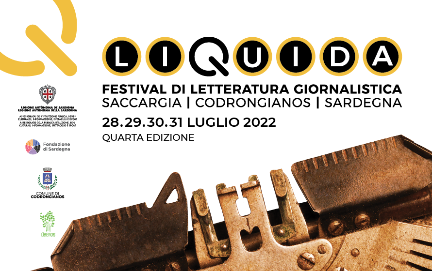 Liquida, il 28 luglio parte a Codrongianos la quarta edizione del festival di letteratura giornalistica