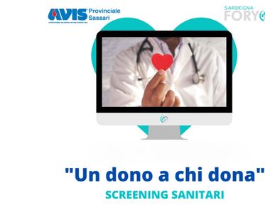 Sassari, screening ecografici gratuiti per i donatori di sangue 