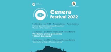 Genera Festival, a settembre il premio giornalistico Città di Castelsardo 