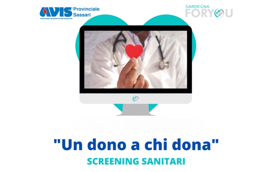 Sassari, screening ecografici gratuiti per i donatori di sangue 