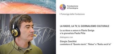 I Pomeriggi della Fondazione, sabato 22 ottobre appuntamento a Cagliari con Giorgio Zanchini 