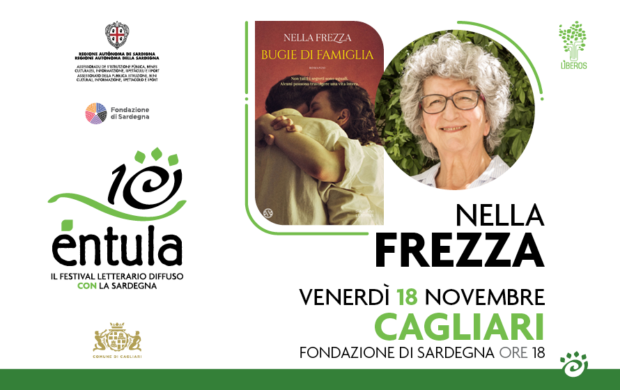 Festival Éntula, Nella Frezza presenta a Cagliari il suo romanzo “Bugie di famiglia” 