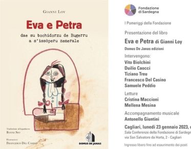 I Pomeriggi della Fondazione, a Cagliari la presentazione del libro “Eva e Petra” di Gianni Loy