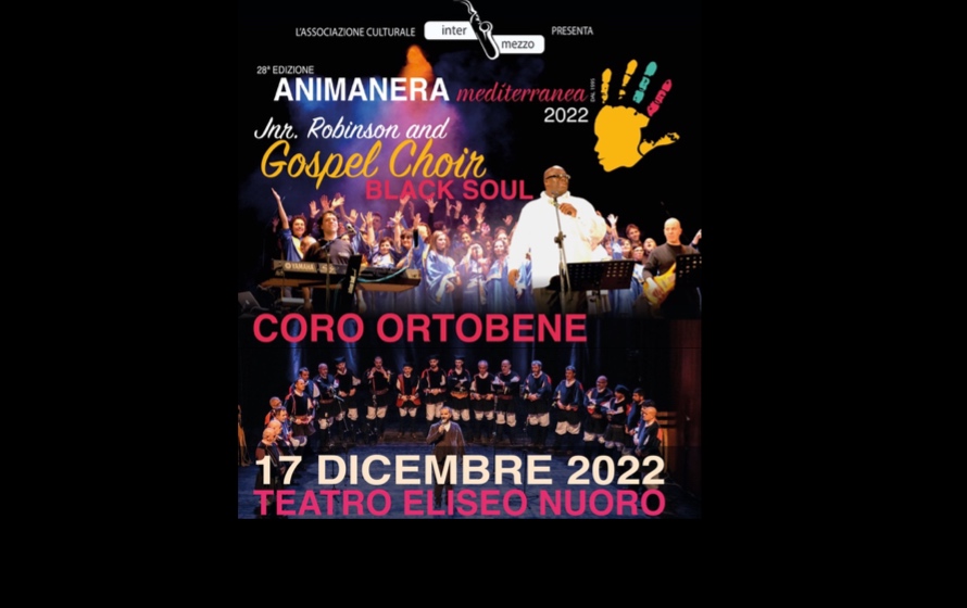 Nuoro, il 17 dicembre il concerto di Jnr Robinson con il Black Soul Gospel Choir 