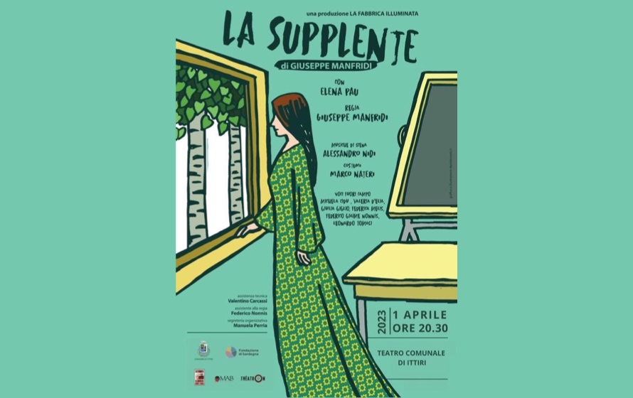 Teatro, il primo aprile a Ittiri andrà in scena lo spettacolo “La supplente” di Gianni Manfridi 