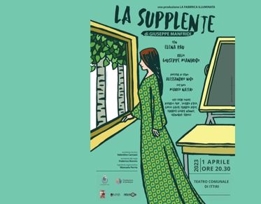 Teatro, il primo aprile a Ittiri andrà in scena lo spettacolo “La supplente” di Giuseppe Manfridi 