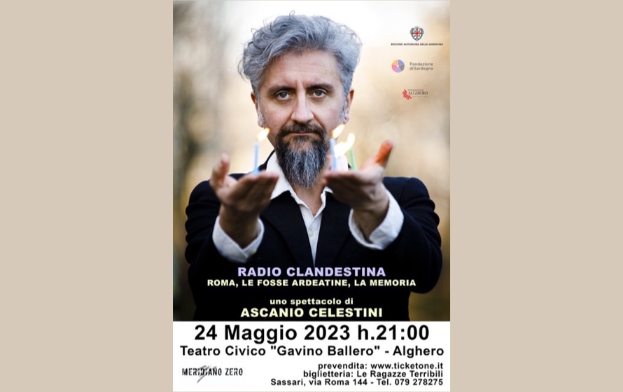 “Radio Clandestina”, Ascanio Celestini ad Alghero per 