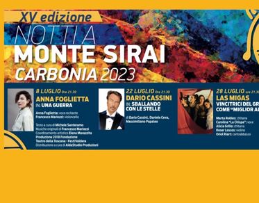 Notti a Monte Sirai, dall’8 luglio tre appuntamenti con teatro, cabaret e musica 