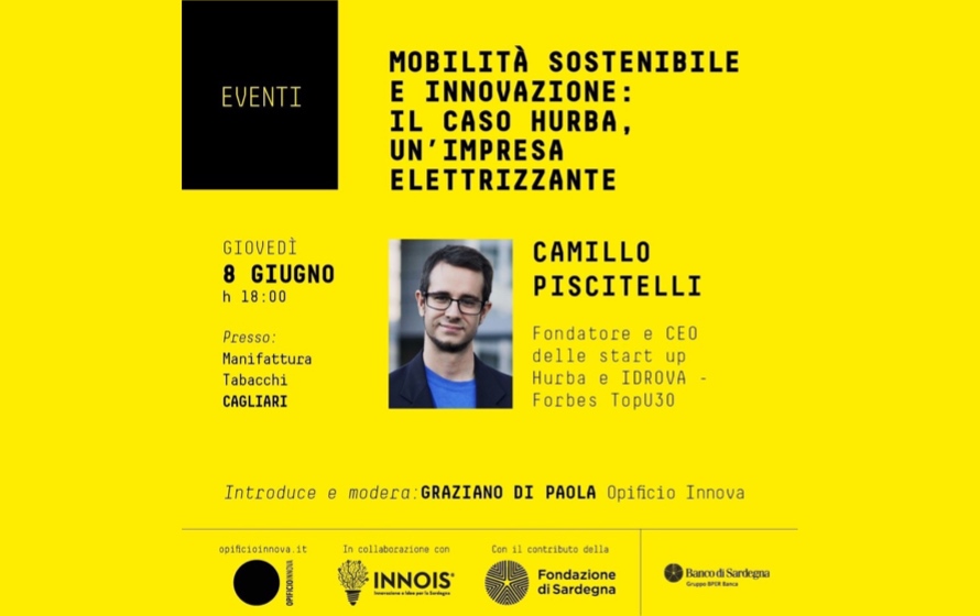 “Il caso Hurba, un’impresa elettrizzante”, l’8 giugno a Cagliari un talk per parlare di innovazione e mobilità sostenibile