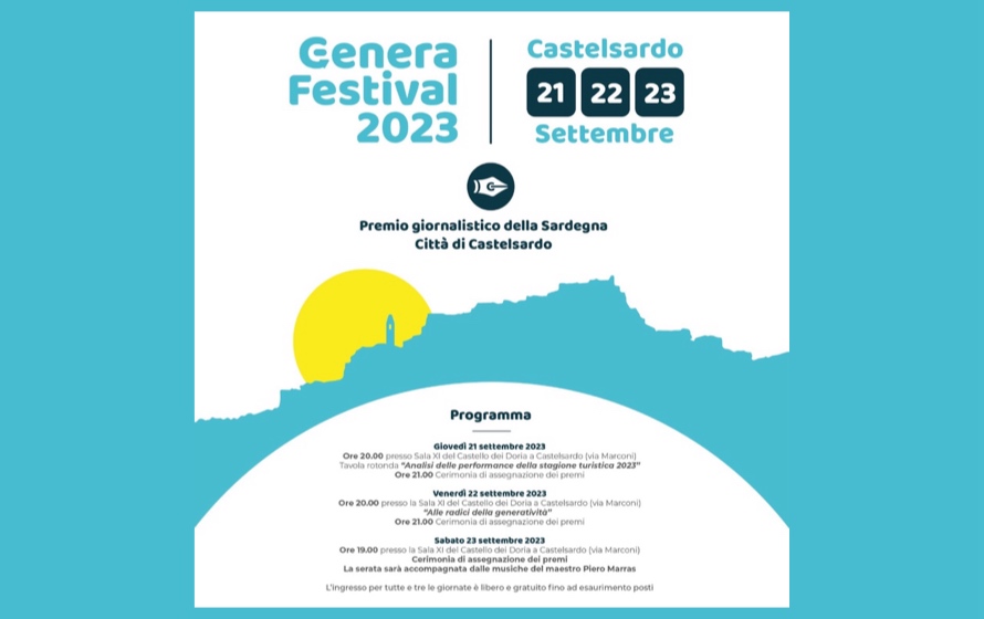 Genera Festival 2023, a Castelsardo il festival di giornalismo e cultura 