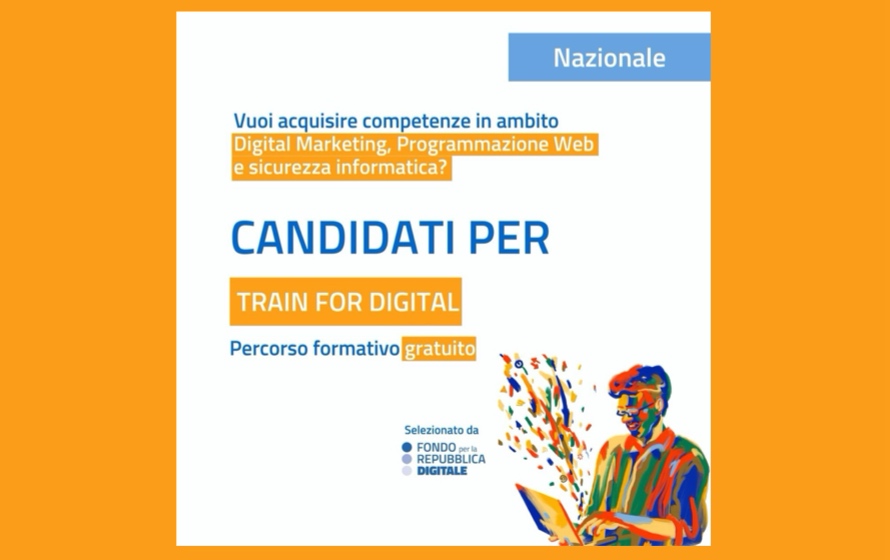 Fondo Repubblica Digitale, avviato il progetto Train For Digital per sviluppare competenze digitali nel settore moda