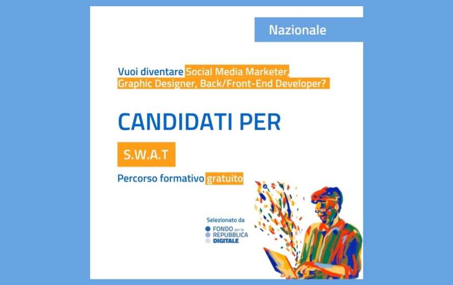 Fondo Repubblica Digitale, aperte le candidature per il progetto SWAT per formare 250 donne nelle competenze digitali  