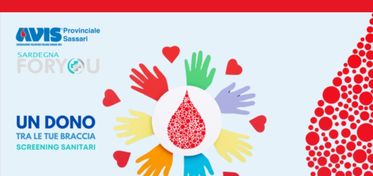 Sassari, oltre 3000 screening gratuiti per i donatori di sangue con il progetto “Un dono tra le tue braccia”
