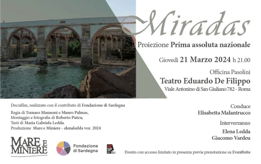 “Miradas”, a Roma la presentazione del docufilm di Mare e Miniere