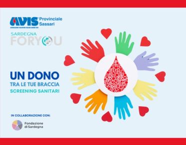 Sassari, oltre 3000 screening gratuiti per i donatori di sangue con il progetto “Un dono tra le tue braccia”