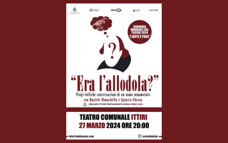 Giornata Mondiale del Teatro, a Ittiri va in scena 