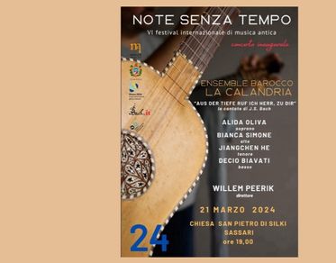 “Note Senza Tempo”, prende il via la sesta edizione del festival internazionale di musica antica