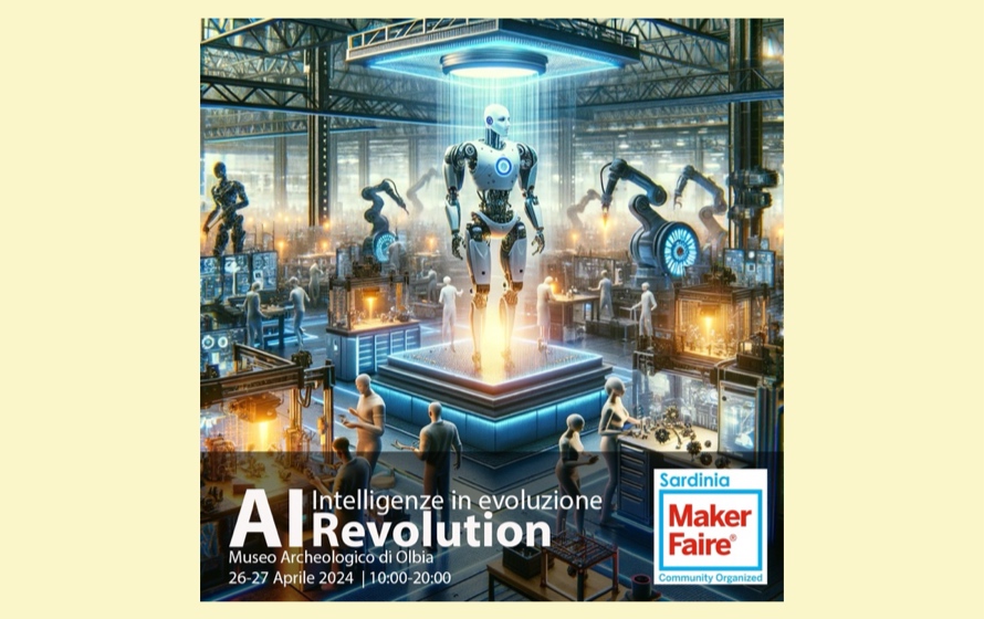 Sardinia Maker Faire, il 26 e 27 aprile a Olbia focus sull’Intelligenza artificiale