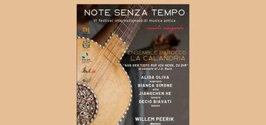 “Note Senza Tempo”, prende il via la sesta edizione del festival internazionale di musica antica