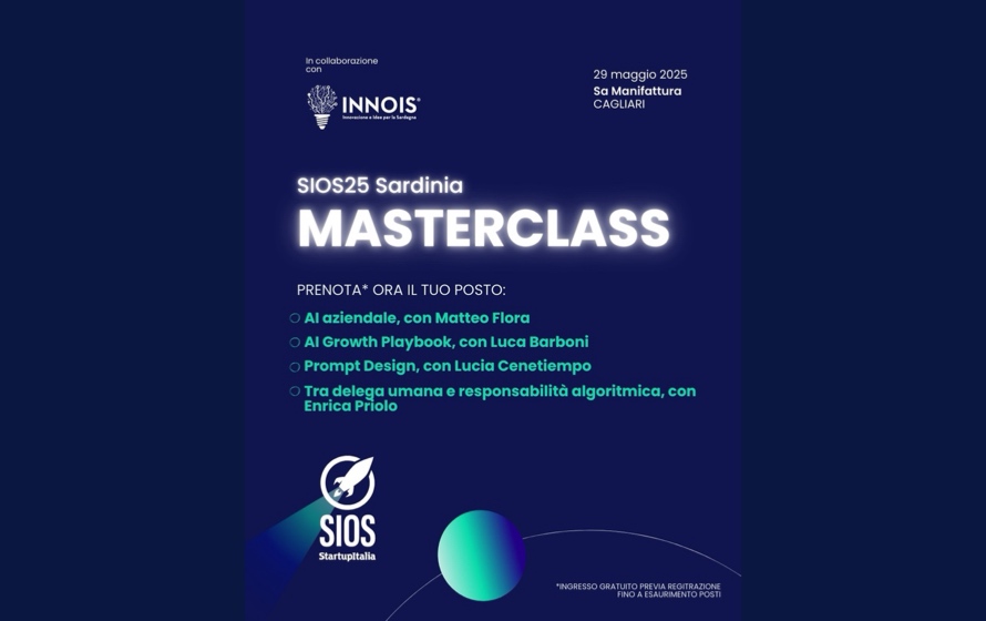 SIOS Sardinia 2025, aperte le iscrizioni per le masterclass dedicate all’evoluzione dell’intelligenza artificiale