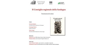“Il Consiglio regionale della Sardegna”, il 17 giugno a Sassari la presentazione del volume sull’Assemblea sarda tra storia e autonomia