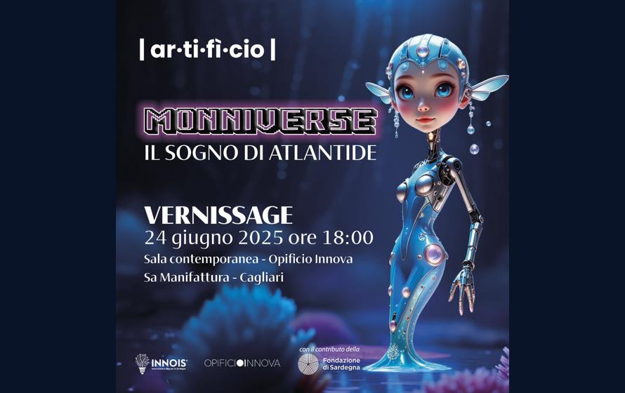 “MONNIVERSE”, dal 24 giugno a Cagliari la mostra che unisce arte e intelligenza artificiale