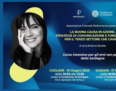 “La Buona Causa in azione”, a Cagliari e Sassari un corso per gli enti del Terzo Settore