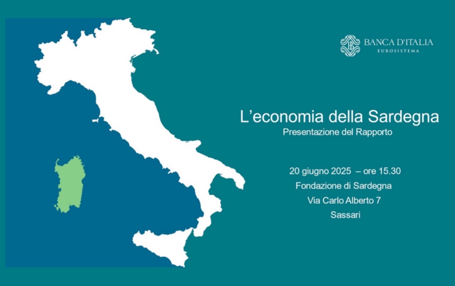 “L’economia della Sardegna”, il 18 giugno a Cagliari e il 20 a Sassari la presentazione del rapporto a cura di Banca d’Italia