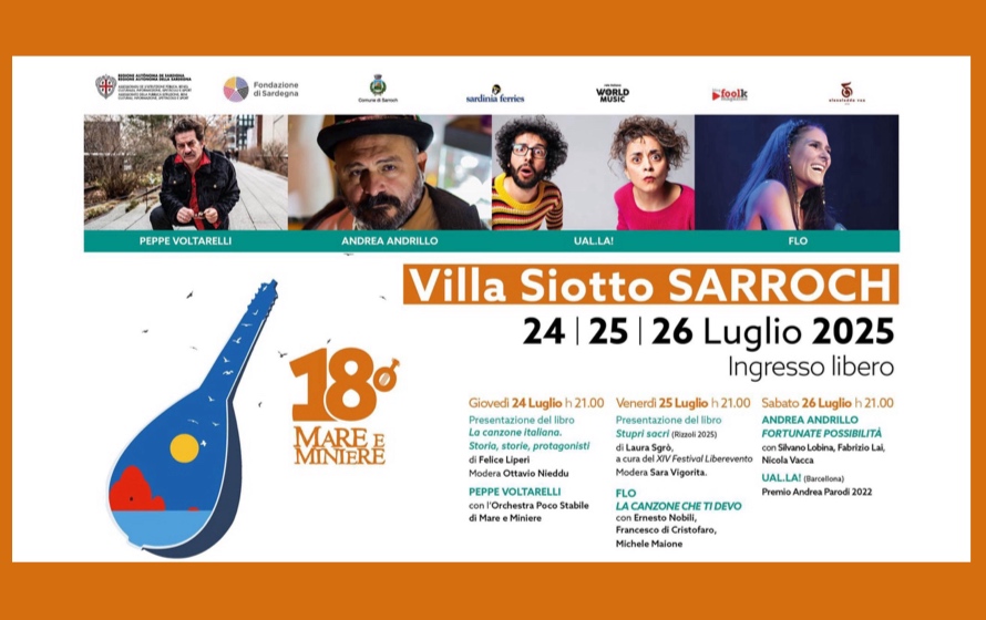 Mare e Miniere, tre serate di musica e racconti a Sarroch