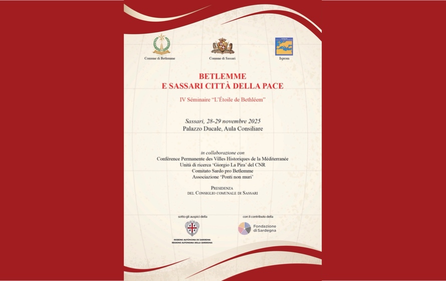 Collaborazione mediterranea e cultura della pace, a Sassari il IV Seminario L’Étoile de Bethléem