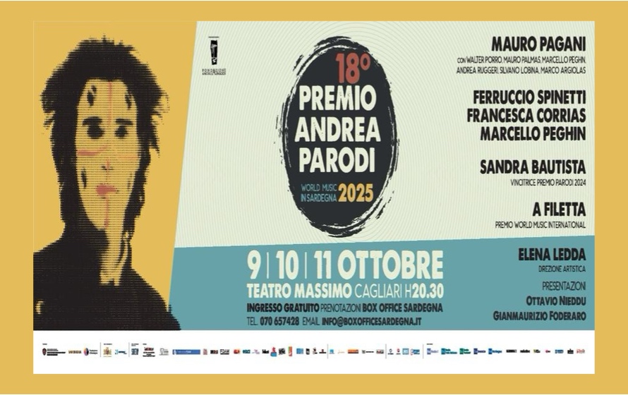 Premio Andrea Parodi 2025, a Cagliari tre giornate dedicate alla world music