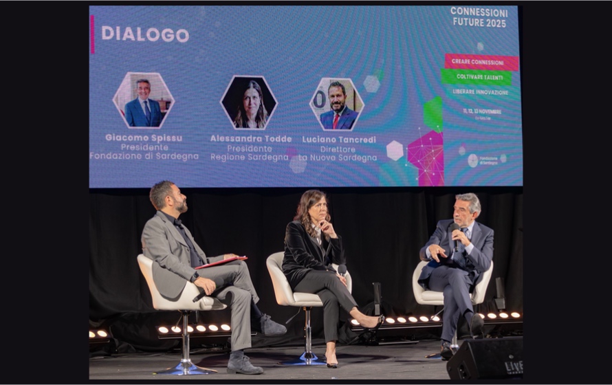 Connessioni Future 2025, visioni e strategie per la Sardegna che cambia nella prima giornata del festival della Fondazione di Sardegna
