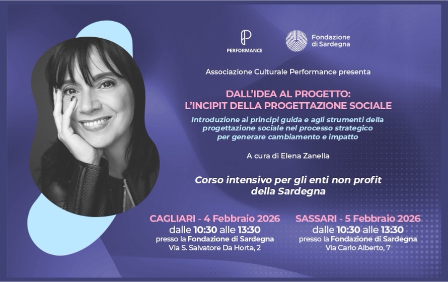 “Dall’idea al progetto”, a Cagliari e Sassari un corso di formazione per gli enti del Terzo Settore