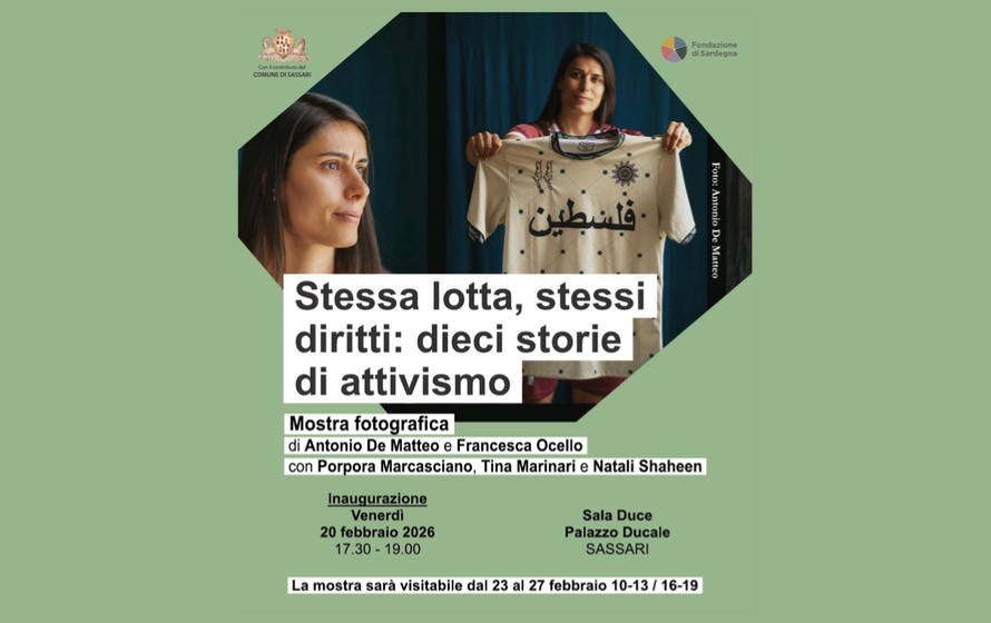 “Stessa lotta, stessi diritti”, a Sassari una mostra fotografica racconta 10 storie di impegno civile