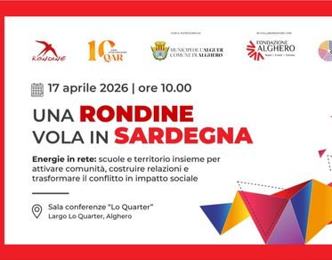 “Una Rondine vola in Sardegna”, Alghero ospita tre giornate di formazione e coprogettazione per scuole e comunità educante