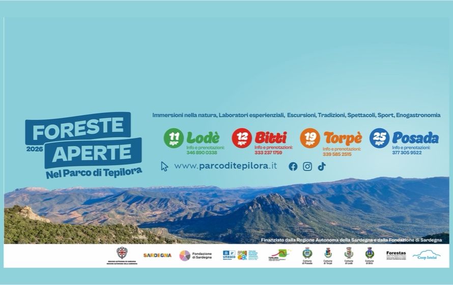 Foreste Aperte 2026 nel Parco di Tepilora, quattro appuntamenti tra natura e comunità